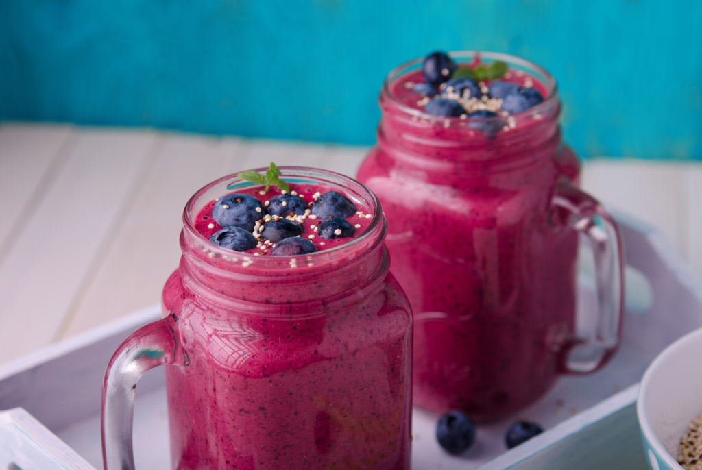 Blueberry Pomegranate Smoothie Stevia Recipes